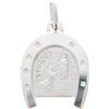 Palais du Rosaire Medaglia d'argento dell'aspetto di Lourdes in un ferro di cavallo - Medaglia e croce d'argento - Culto cristiano in argento, Argento sterling