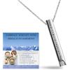 HALUKAKAH Collana Zen Respiro:Promemoria per Autostima,Strumento per Meditazione e Sollievo Ansia,Rilassamento,Esercizi di Respirazione,Terapia Mindfulness Himalaya (I AM BEAUTIFUL - Platino)