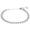 NADIR Bracciale Uomo Marlù 18BR196 Acciaio Silver catena a foglia chevron