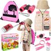 YOPINSAND Set da esplorazione per Bambini, con Gilet, Cappello, Zaino e binocolo | giocattolo da esterno per bambini, ragazze e ragazzi