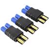 OliYin 3pcs Maschio TRX Traxxas a Femmina EC3 Losi Adattatore per Caricabatterie ESC (Confezione da 3)