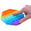 Toyland® Push Bubble Pop Bubble Giocattolo sensoriale Pop It - Moltissimo tra Cui Scegliere (Ottagono Arcobaleno)