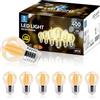 Aigostar Edison Lampadine LED E27, Luce Calda 2200K,4W(equivalente a 35W),400LM,Lampadine di Filamento G45,Lampade Decorativa Retrò per Bar Caffè Hotel, 6 Pezzo