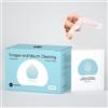 Tongueclear Spazzolino da denti monouso senza aroma, per adulti (60 pezzi), per una pulizia profonda di denti e gengive, pratiche salviette per la pulizia senza sapore