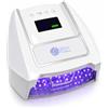 Tutto per l'Estetica Lampada UV LED Unghie Professionali 126 Watt, Ricaricabile, con Timer