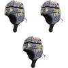 Operitacx 3 Pezzi Casco Protettivo per Adulti, Leggero, Ventilato,