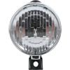 Angoily Luce Anteriore Bici Vintage LED 3, per Bici da Strada | ABS e Metallo, Nero, Interruttore Superiore, Resiste alla Pioggia, per Scooter Elettrico, Trail e Campeggio