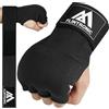 flintronic Gel Fasce Boxe Sottoguanti Interni Bende, Elastico Lunghe Polsiere, Pugno Imbottita Protezione Bendaggi Guanti, per Allenamento Boxe, Muay Thai, Kickboxing, Arti Marziali, Unisex