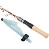 Generic Canna da pesca telescopica, 150 cm, portatile, in carbonio, con filatore