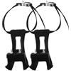 Zerodeko Clip per Pedale in Plastica Nero Cinturino per Pedali Bici, Accessori per Bicicletta per Mountain Bike e Road, per Festa Estiva