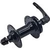 RichVibe MTB a 32 fori per bicicletta per mozzo realizzato in lega di alluminio, design a 2 cuscinetti supporta 6 dischi bulloni, spiedo a sgancio rapido incluso, adatto a cassette a 8/9/10 velocità