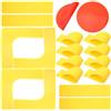 ELEOUTI Dischi Segnaposto Allenamento Sportivo in PVC Giallo