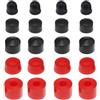 LT Easiyl 20pc Shock Pad Staffa PU Ammortizzatore Staffa per Skateboards Longboard Trucks Skateboard Kit di Ricostruzione Boccole Coppe Pivot Accessori per Sport All'aperto