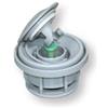 Nautica DDR srl Valvola Push incassata per Gommoni Grigio - Accessori per Gommone Barca Kayak Canoa