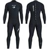 Owntop Muta in neoprene per uomo e donna, 1,5 mm, corpo intero in neoprene, con cerniera posteriore, per immersioni termiche, per surf, snorkeling, uomo, nero, M