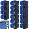 GORGECRAFT 30pz Cinghie di Fissaggio Rete Da Calcio Trappola Porta Da Calcio Blu Notte Regolabile con Gancio e Passante Fissare Le Reti di Posizionamento Ai Pali Della Porta Supporto Traliccio Piante