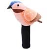 MagiDeal Coprimazza in Peluche Divertente, Copricolpo Per Legno Da Golf A Forma Di Uccellino Arancione Chiaro