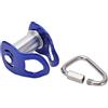 Drfeify Puleggia Slackline, Puleggia per Sport all'Aria Aperta Slider Zipline Puleggia per Allenamento Percorso Ad Ostacoli per Bambini Adulti, Blu