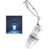 HOMOCONO Torcia Subacquea LED Professionale Bianca Anti-Pressione in Plastica con Catena per Pesca Notturna in Acque Profonde Luce per Attirare i Pesci