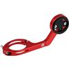 PACKOVE Supporto per Computer Bici e Supporto per Torcia Elettrica in Lega di Alluminio Rosso, Facile da Installare e Trasportare, per Bicicletta e Ciclismo
