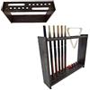 VNwizribc Supporto da pavimento for stecche biliardo in legno | Accessorio for tavolo da biliardo in legno 29 x 7 x 22 pollici: può contenere fino a 12 stecche