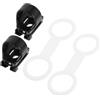 TOVINANNA 4 Pezzi Clip Snorkel da Immersione in Silicone e ABS, Fermacinturino per Maschera Sub, Forma a 8, per Maschera Subacquea, per Snorkeling e Esplorazione Oceanica