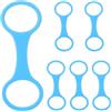 Toyvian 6 Pezzi Clip per Tubo da Snorkeling in Silicone, Fermacinturino per Immersione, Supporto Maschera Subacquea Sgancio Rapido, per Snorkeling e attività Subacquee, 1 Pz