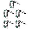 IMUSINICE 5 Pezzi Contatore Punteggio Golf a Perline Contatore dei Punteggi del Golf Design a Perline Scorrevoli Plastica Nero per Golfisti per Registrare i Colpi Colore Colore Casuale