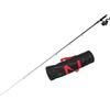 NESTINGHO Kit da Pesca Telescopico Bobina, Fibra di Vetro Nero | Asta da Spinning per Principianti, Impugnatura Ergonomica Antiscivolo, Scorrimento Fluido, Bass e Trota