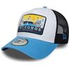 New Era Trucker cap A-Frame - Cappello Estivo in Rete con Logo Applicato sul Davanti - Cappello Snapback alla Moda per Uomo e Donna - Regolabile - Vari Colori