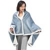SJTJSPX Coperta a scialle, coperta indossabile a spalla, poncho da donna, caldo mantello in pile invernale, scialli con bottoni, poncho oversize per anziani, donne, bambini, per casa e viaggi