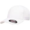 Flexfit 6533 Yupoong Puma Tactel E Coperchio in Maglia Set Bianco/Rosso Granata S/M