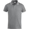 noTrash2003 Polo da uomo a maniche corte, in piqué, 100% cotone pettinato, con colletto a contrasto (Tipped Collar), spacchi laterali, qualità estiva da 190 g/m², 8 colori, taglie dalla XS alla 4XL, grigio, 4XL