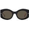 DSQUARED2 D2 0071/S Occhiali, Black Beige, 51 Uomo, Nero, beige