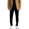 Haggar Men's Premium No Iron Khaki Slim Fit Flat Front Casual Pant, Black, 29Wx30L