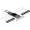 DeLOCK Scheda PCI Express x8 SATA a 8 porte con cavo di collegamento [90061]