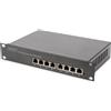 Digitus Switch di rete Digitus Gigabit Ethernet PoE+ da 8 porte a 10 pollici, gestito L2+ [DN-95331]