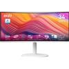 MSI Modern MD342CQPWDE Monitor PC 86,4 cm (34") 3440 x 1440 Pixel UltraWide Quad HD LCD Bianco [9S6-3PC59H-040]