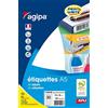 APLI 3270241140149 agipa-Etichette universali, 19 x 38 MM, colore: bianco (3270241140163