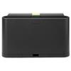 Brabantia TASTY+ Set di taglieri con supporto integrato per telefono e tablet | 4 pezzi di taglieri da cucina con custodia organizer | A due lati | Look legno antiscivolo | Dark Grey