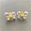 Vivienne Westwood Orecchini Vivienne Westwood nastro cuore sfera argento oro 2 cm x 1,4 cm NO S...