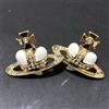 Vivienne Westwood Orecchini Vivienne Westwood cuore diamante oro bianco 2,5 cm con custodia NO ...