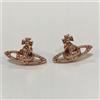 Vivienne Westwood Orecchini Vivienne Westwood Pierce Orb oro rosa 1,7 cm con custodia NO SCATOLA