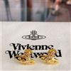 Vivienne Westwood Orecchini Vivienne Westwood traforati DORINA BASSORILIEVO oro 1,6 x 1,2 cm NO...