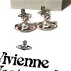 Vivienne Westwood Orecchini Mini Orb Perle Argento Rosa NO SCATOLA Accessori ...