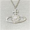 Vivienne Westwood Collana Bassorilievo Grande Sfera 52 cm 6 x 4 cm Argento co...