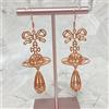 Vivienne Westwood Orecchini Vivienne Westwood sfera gabbia oro rosa 6,8 cm x 2,6 cm senza scatola