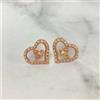 Vivienne Westwood Orecchini Vivienne Westwood PETRA Cuore Conchiglia 1,4 x 1,4 cm Oro Rosa NO S...