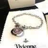 Vivienne Westwood Bracciale Vivienne Westwood Tiny Orb 17 cm argento rosa con custodia NO SCATOLA