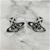 Vivienne Westwood Orecchini Vivienne Westwood Shooting Star Orb neri 2,1 x 1,5 cm con custodia ...